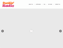 Tablet Screenshot of dunkinradio.com